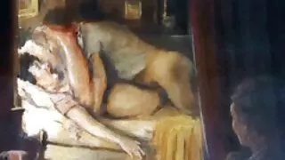 انه تمتص الديك الزنجي والملاعين في الحمار من خلال ثقب في سكسي امهات الجدار.